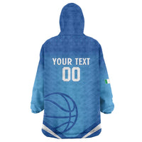 Italy Basketball Custom Wearable Blanket Hoodie Gli Azzurri Go Champions - Wonder Print Shop