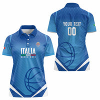 Italy Basketball Custom Women Polo Shirt Gli Azzurri Go Champions - Wonder Print Shop