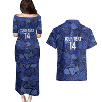 Serbia Basketball Custom Couples Matching Puletasi and Hawaiian Shirt Srbija Go Champions - Wonder Print Shop