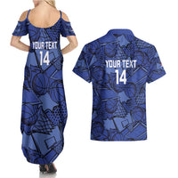 Serbia Basketball Custom Couples Matching Summer Maxi Dress and Hawaiian Shirt Srbija Go Champions - Wonder Print Shop