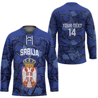 Serbia Basketball Custom Hockey Jersey Srbija Go Champions - Wonder Print Shop