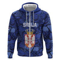 Serbia Basketball Custom Hoodie Srbija Go Champions - Wonder Print Shop