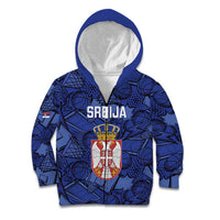 Serbia Basketball Custom Kid Hoodie Srbija Go Champions - Wonder Print Shop