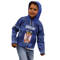 Serbia Basketball Custom Kid Hoodie Srbija Go Champions - Wonder Print Shop