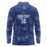 Serbia Basketball Custom Long Sleeve Polo Shirt Srbija Go Champions - Wonder Print Shop