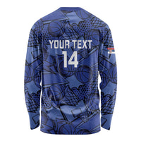 Serbia Basketball Custom Long Sleeve Shirt Srbija Go Champions - Wonder Print Shop