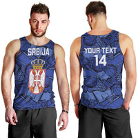 Serbia Basketball Custom Men Tank Top Srbija Go Champions - Wonder Print Shop