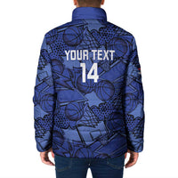 Serbia Basketball Custom Padded Jacket Srbija Go Champions - Wonder Print Shop