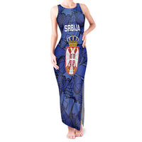 Serbia Basketball Custom Tank Maxi Dress Srbija Go Champions - Wonder Print Shop