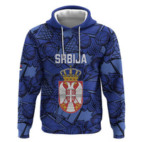 Serbia Basketball Custom Zip Hoodie Srbija Go Champions - Wonder Print Shop
