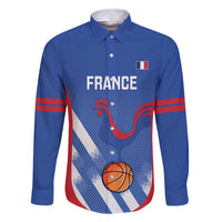 France Basketball Custom Family Matching Mermaid Dress and Hawaiian Shirt Allez Les Bleus - Wonder Print Shop