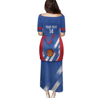 France Basketball Custom Family Matching Puletasi and Hawaiian Shirt Allez Les Bleus - Wonder Print Shop
