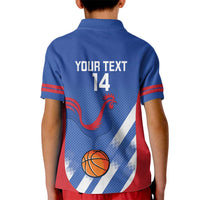 France Basketball Custom Kid Polo Shirt Allez Les Bleus - Wonder Print Shop