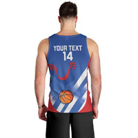 France Basketball Custom Men Tank Top Allez Les Bleus - Wonder Print Shop