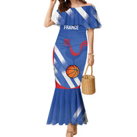 France Basketball Custom Mermaid Dress Allez Les Bleus - Wonder Print Shop
