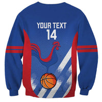 France Basketball Custom Sweatshirt Allez Les Bleus - Wonder Print Shop