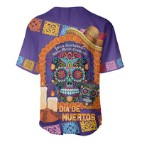 Mexico Day Of The Dead Baseball Jersey Sombrero Sugar Skull Marigold Pan De Muerto - Wonder Print Shop