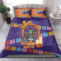 Mexico Day Of The Dead Bedding Set Sombrero Sugar Skull Marigold Pan De Muerto - Wonder Print Shop