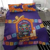 Mexico Day Of The Dead Bedding Set Sombrero Sugar Skull Marigold Pan De Muerto - Wonder Print Shop