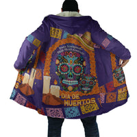 Mexico Day Of The Dead Cloak Sombrero Sugar Skull Marigold Pan De Muerto - Wonder Print Shop