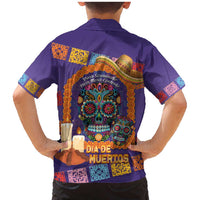 Mexico Day Of The Dead Family Matching Mermaid Dress and Hawaiian Shirt Sombrero Sugar Skull Marigold Pan De Muerto - Wonder Print Shop