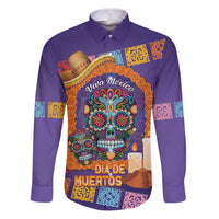 Mexico Day Of The Dead Family Matching Puletasi and Hawaiian Shirt Sombrero Sugar Skull Marigold Pan De Muerto - Wonder Print Shop