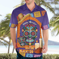 Mexico Day Of The Dead Hawaiian Shirt Sombrero Sugar Skull Marigold Pan De Muerto - Wonder Print Shop