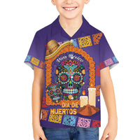 Mexico Day Of The Dead Hawaiian Shirt Sombrero Sugar Skull Marigold Pan De Muerto - Wonder Print Shop