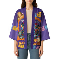 Mexico Day Of The Dead Kimono Sombrero Sugar Skull Marigold Pan De Muerto - Wonder Print Shop