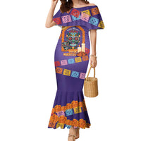 Mexico Day Of The Dead Mermaid Dress Sombrero Sugar Skull Marigold Pan De Muerto - Wonder Print Shop