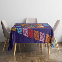 Mexico Day Of The Dead Tablecloth Sombrero Sugar Skull Marigold Pan De Muerto - Wonder Print Shop