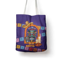 Mexico Day Of The Dead Tote Bag Sombrero Sugar Skull Marigold Pan De Muerto - Wonder Print Shop