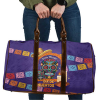 Mexico Day Of The Dead Travel Bag Sombrero Sugar Skull Marigold Pan De Muerto - Wonder Print Shop