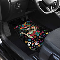 Mexican La Catrina Car Mats Viva Mexico Dia De Muertos - Wonder Print Shop