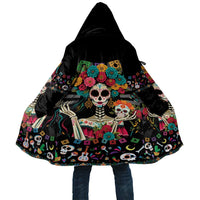 Mexican La Catrina Cloak Viva Mexico Dia De Muertos - Wonder Print Shop