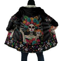 Mexican La Catrina Cloak Viva Mexico Dia De Muertos - Wonder Print Shop