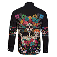 Mexican La Catrina Family Matching Mermaid Dress and Hawaiian Shirt Viva Mexico Dia De Muertos - Wonder Print Shop