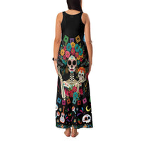 Mexican La Catrina Family Matching Tank Maxi Dress and Hawaiian Shirt Viva Mexico Dia De Muertos - Wonder Print Shop