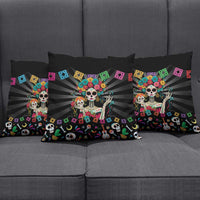 Mexican La Catrina Pillow Cover Viva Mexico Dia De Muertos - Wonder Print Shop