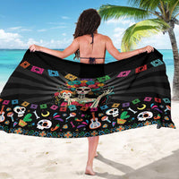 Mexican La Catrina Sarong Viva Mexico Dia De Muertos - Wonder Print Shop