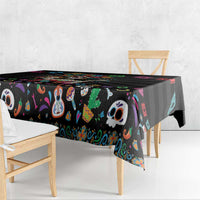 Mexican La Catrina Tablecloth Viva Mexico Dia De Muertos - Wonder Print Shop
