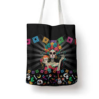 Mexican La Catrina Tote Bag Viva Mexico Dia De Muertos - Wonder Print Shop