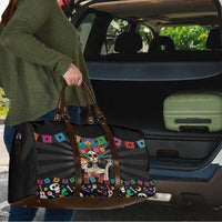 Mexican La Catrina Travel Bag Viva Mexico Dia De Muertos - Wonder Print Shop