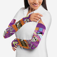 Dia De Muertos Mexico Arm Sleeves La Calavera Catrina - Wonder Print Shop