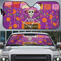 Dia De Muertos Mexico Auto Sun Shade La Calavera Catrina - Wonder Print Shop