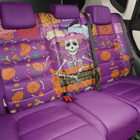 Dia De Muertos Mexico Back Car Seat Cover La Calavera Catrina - Wonder Print Shop