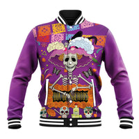 Dia De Muertos Mexico Baseball Jacket La Calavera Catrina - Wonder Print Shop