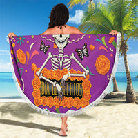 Dia De Muertos Mexico Beach Blanket La Calavera Catrina - Wonder Print Shop