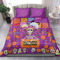 Dia De Muertos Mexico Bedding Set La Calavera Catrina - Wonder Print Shop
