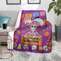 Dia De Muertos Mexico Blanket La Calavera Catrina - Wonder Print Shop